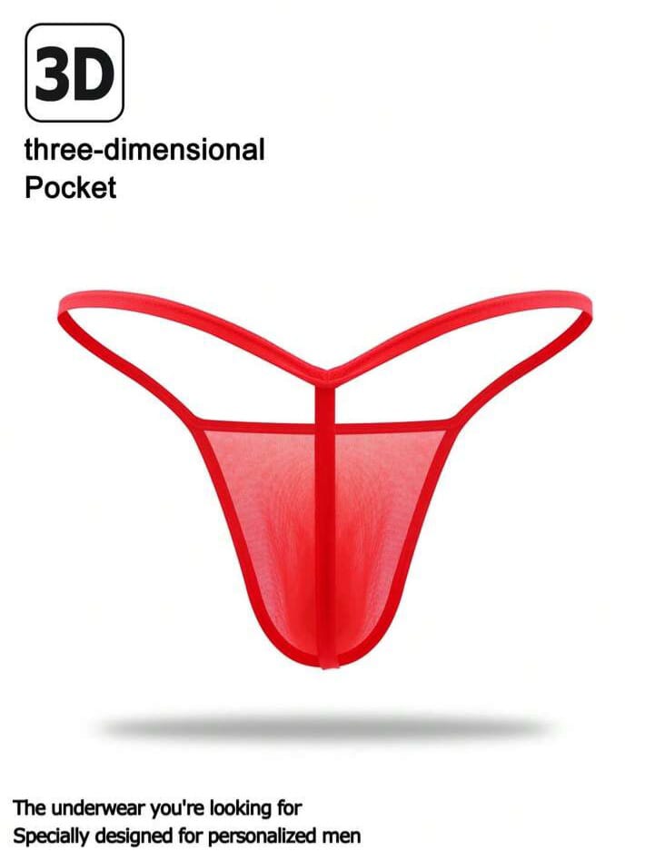 Men's Mesh Sexy Comfortable U-Pouch Underwear